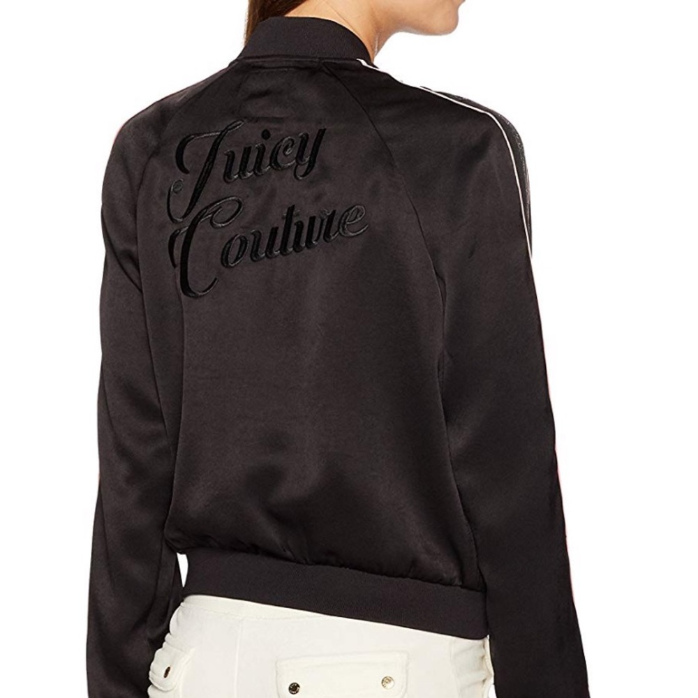 NWT juicy couture satin bomber jacket